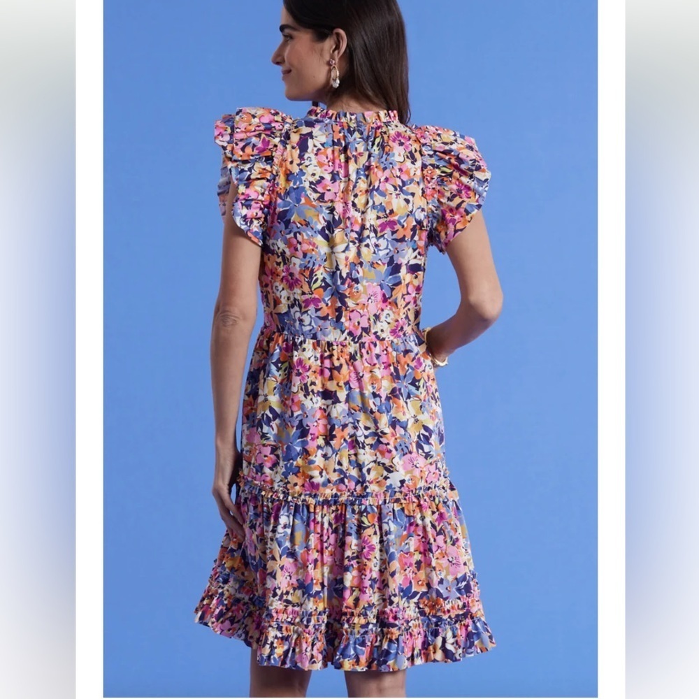 Tyler Boe Ursula Cotton Bouquet Dress - Picture 2 of 13